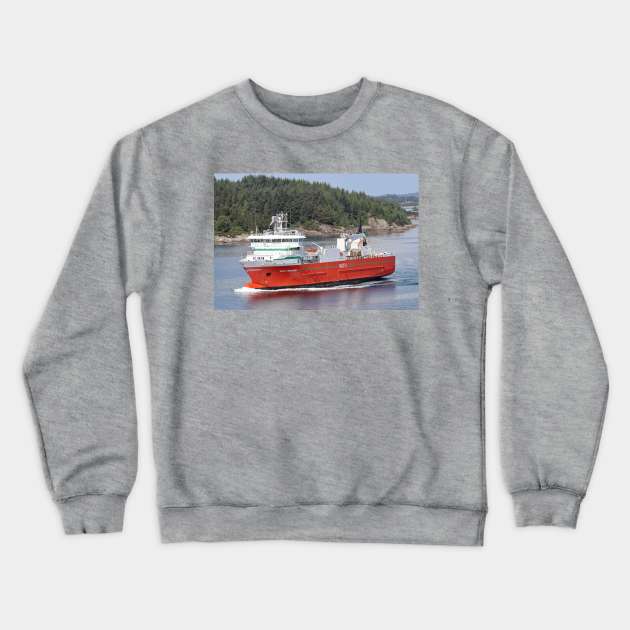 With Frohavet Crewneck Sweatshirt by vasmar1